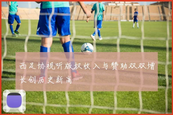 西足协视听版权收入与赞助双双增长创历史新高